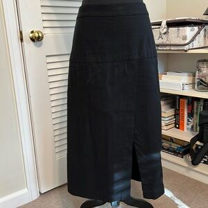 Black pencil skirt size 14.